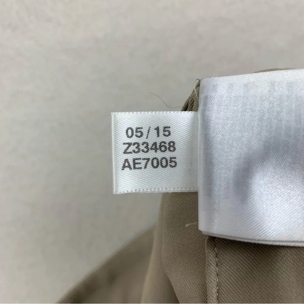Adidas Climalite Pants Mens 38x31 Beige Flat Front‎ Polyester Golf Outdoor Sport